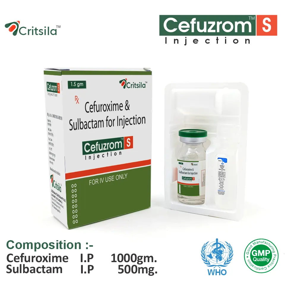 Cefuroxime 1000mg + Sulbactam 500mg Injection Franchise
